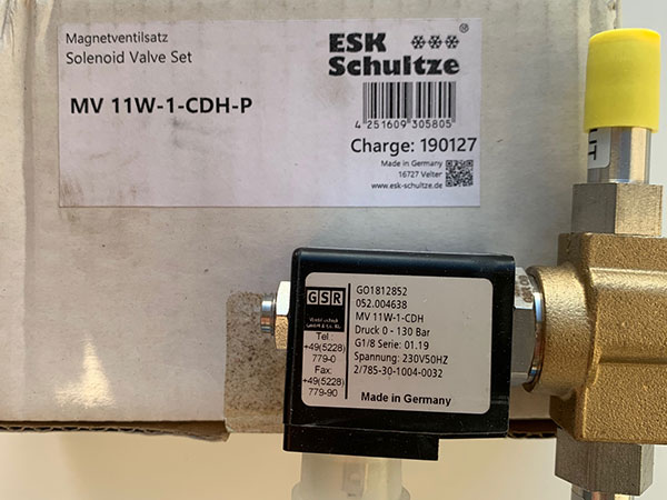 Электромагнитный клапан ESK CO2 MV-11W-1-CDH-P